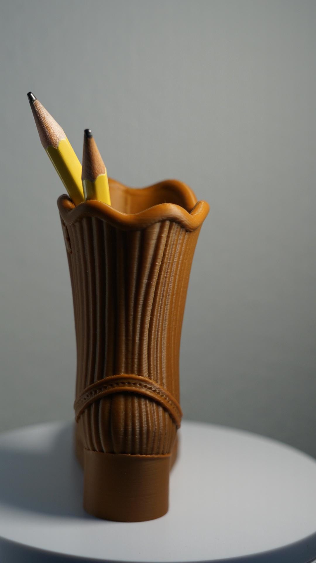 Cowboy Boot Pencil Holder - Western Desk 5.5"-Printastic Treasures