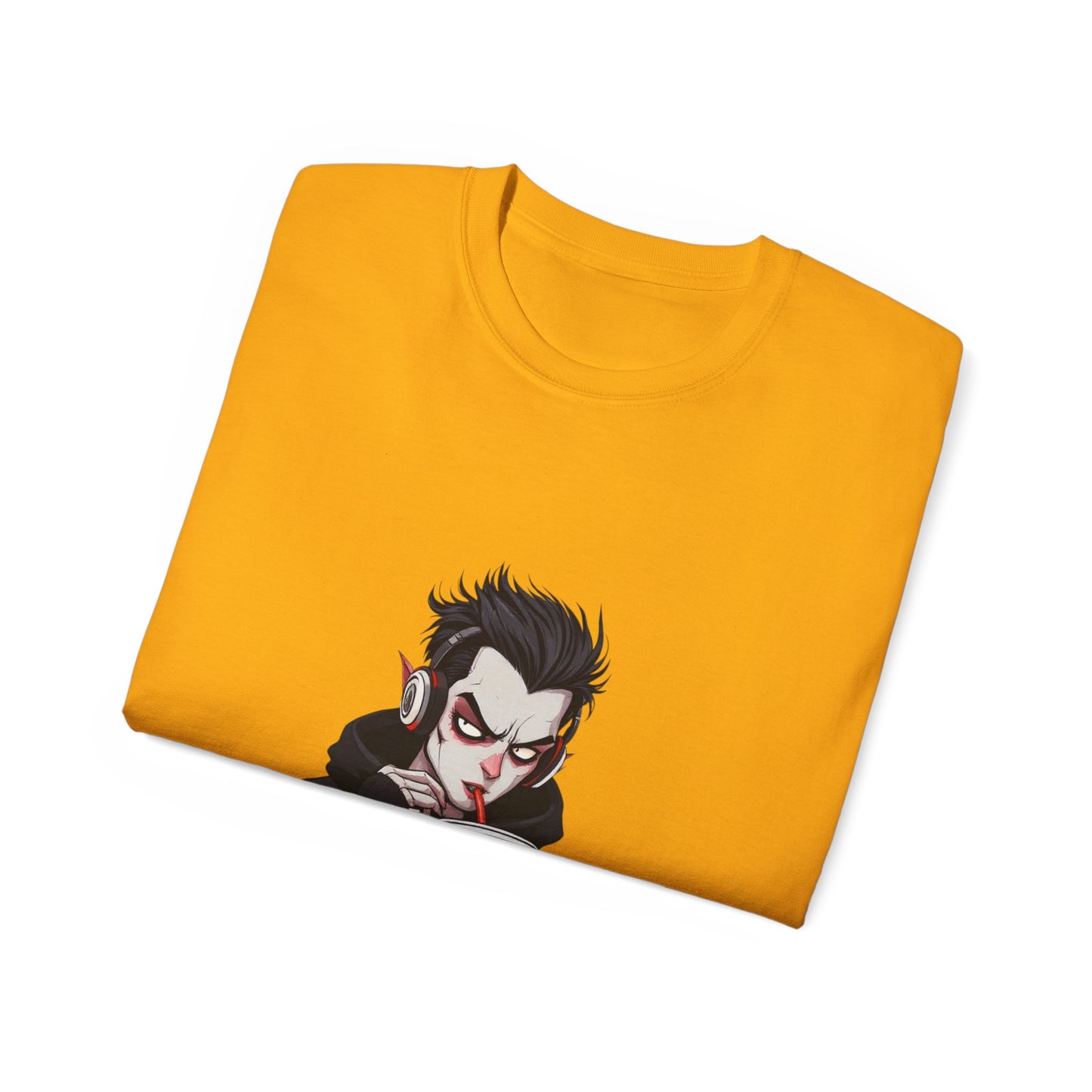 Vampire Themed Unisex Tee, Halloween Shirt, Graphic Tee, Spooky Apparel, Costume Party Top, Trendy Casual Wear