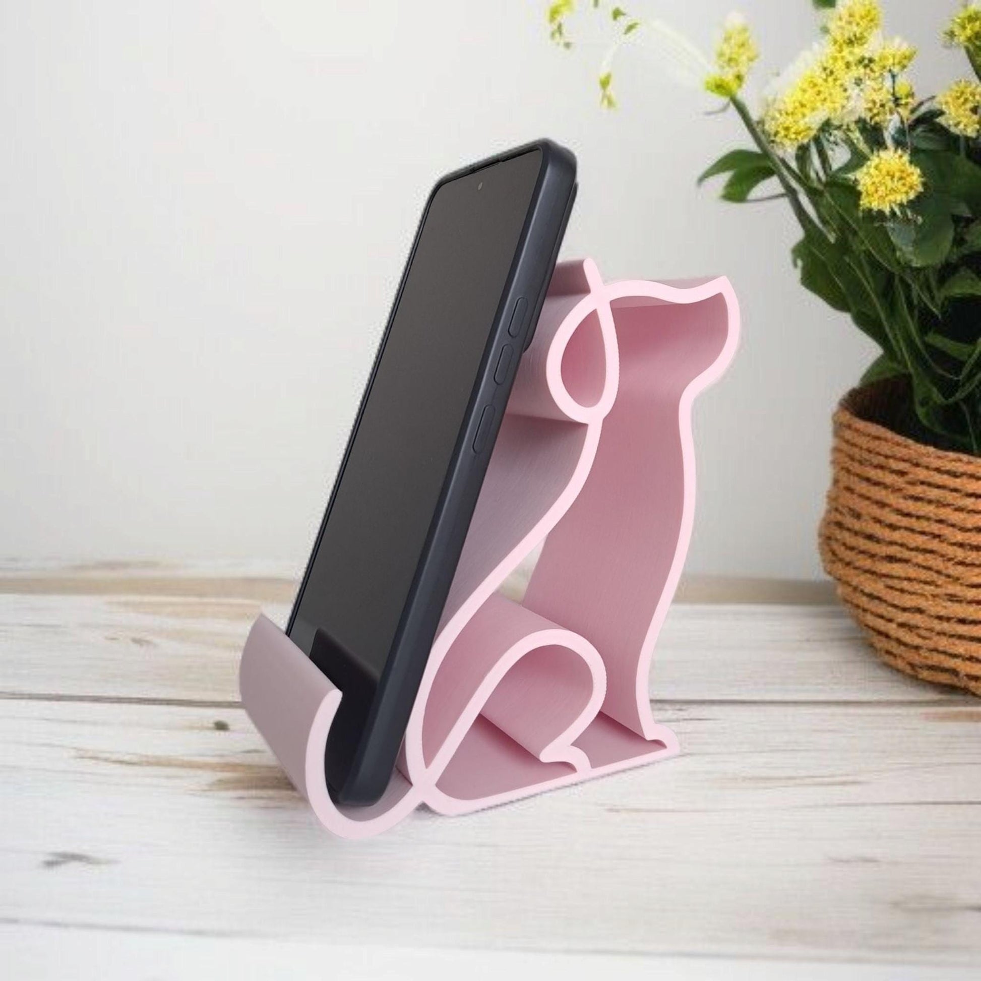 Phone Stand – Dog, Cute, Desk Organizer Accessory-Printastic Treasures