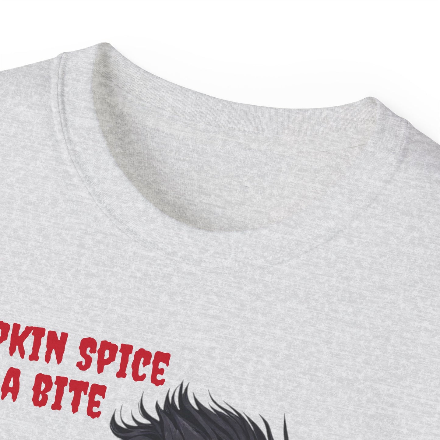 Vampire Themed Tee, Halloween Shirt for Unisex, Goth Graphic T-shirt, Horror Costume Top, Men Women Scary Clothing