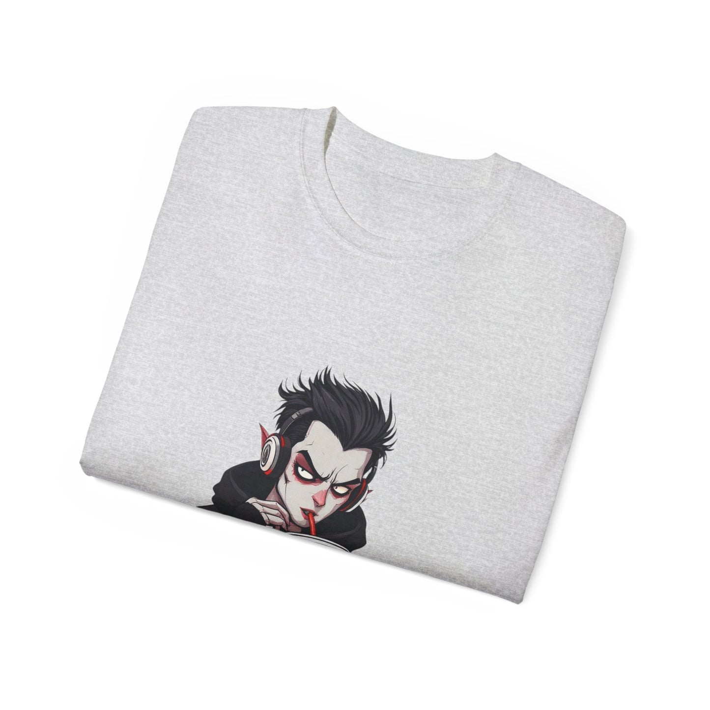 Vampire Themed Unisex Tee, Halloween Shirt, Graphic Tee, Spooky Apparel, Costume Party Top, Trendy Casual Wear