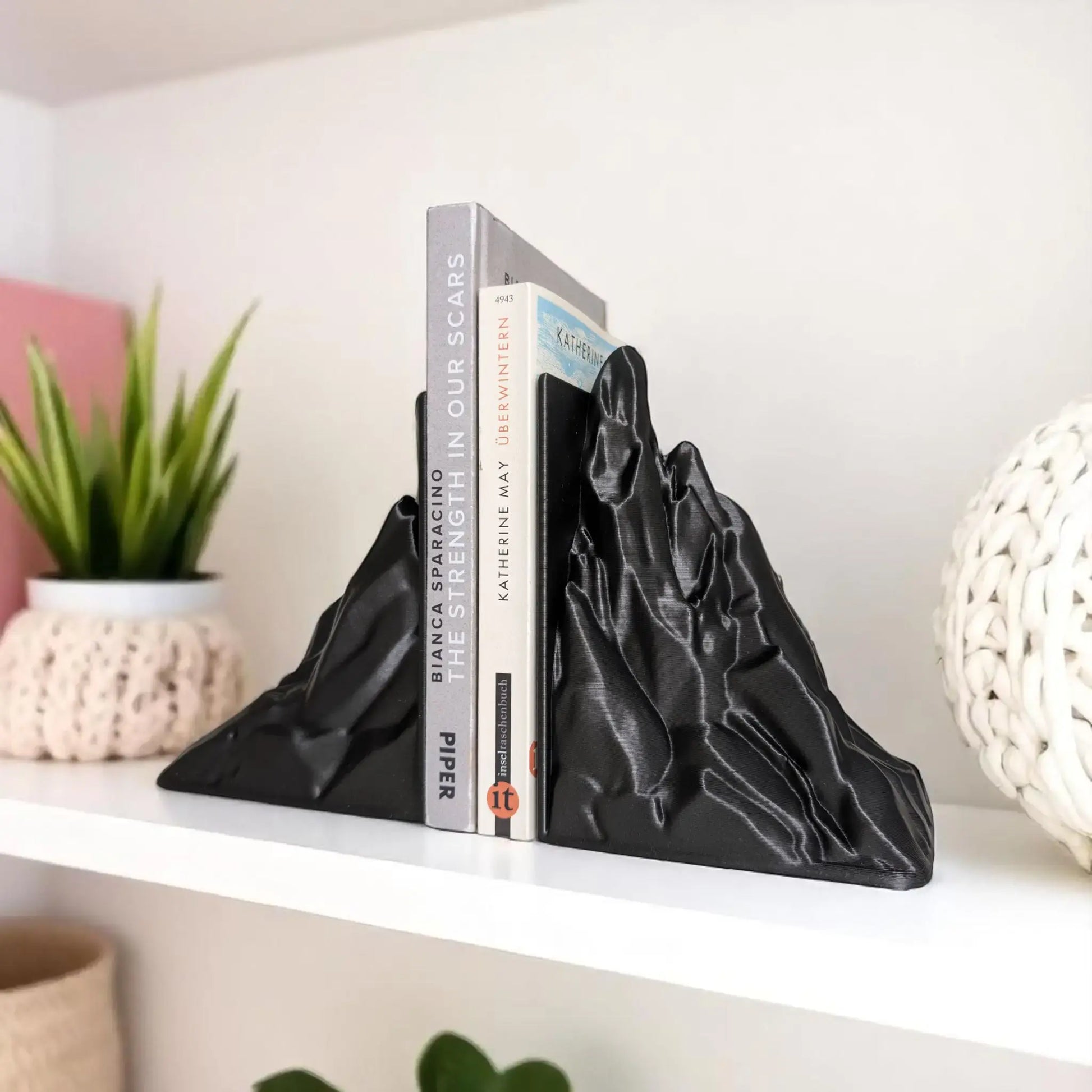 Mountain Bookends - Eco-Friendly Decor for Book Nooks-Printastic Treasures