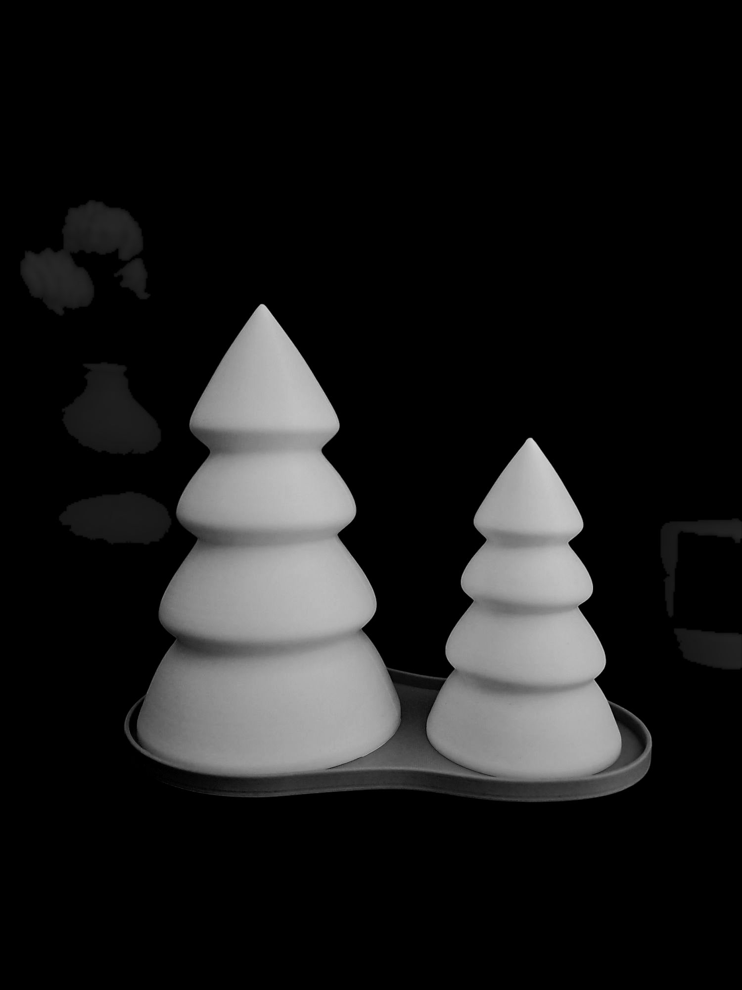 Christmas Decor - Tree Tea Light Set (2-Pack) | Festive Holiday Lighting-Printastic Treasures