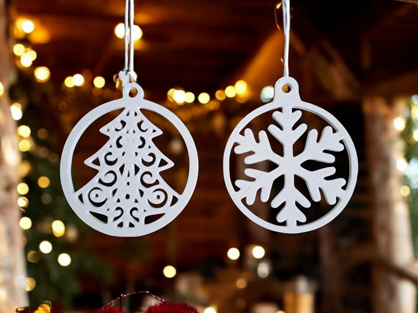 Christmas Decor Set – 10 Ornament Bundle-Printastic Treasures
