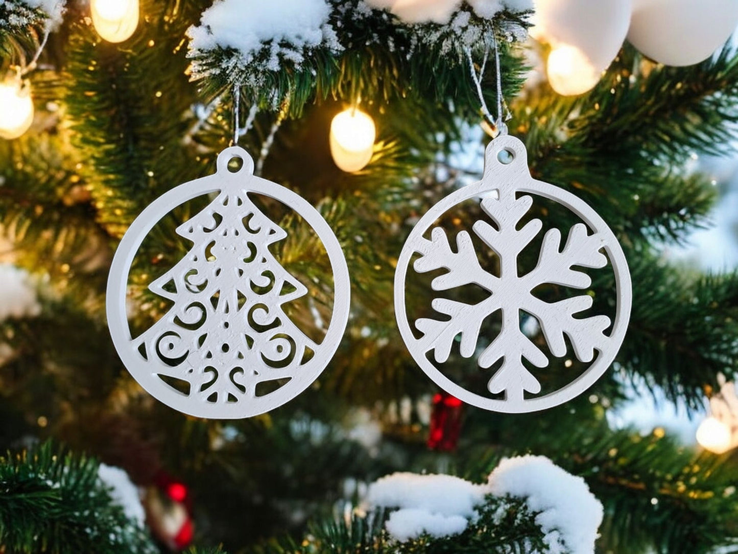 Christmas Decor Set – 10 Ornament Bundle-Printastic Treasures