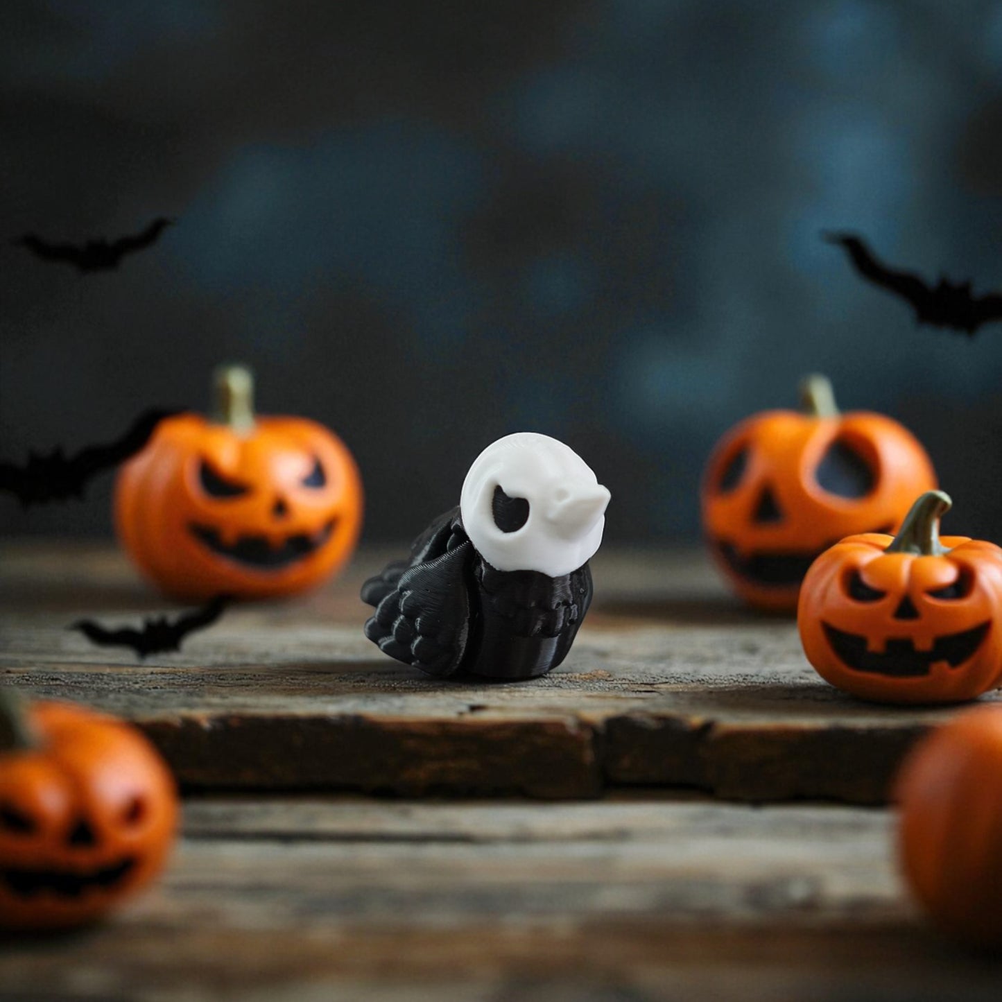 Halloween Flexi Bundle – Articulated Pumpkin, Bat, Spider, Witch, Raven & Skeleton Fidget Toys | Goodie Bag Gift | Favors