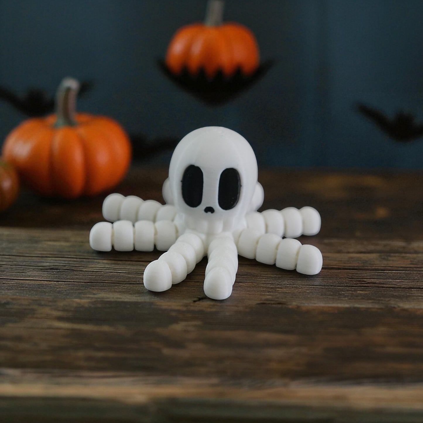 Halloween Flexi Bundle – Articulated Pumpkin, Bat, Spider, Witch, Raven & Skeleton Fidget Toys | Goodie Bag Gift | Favors