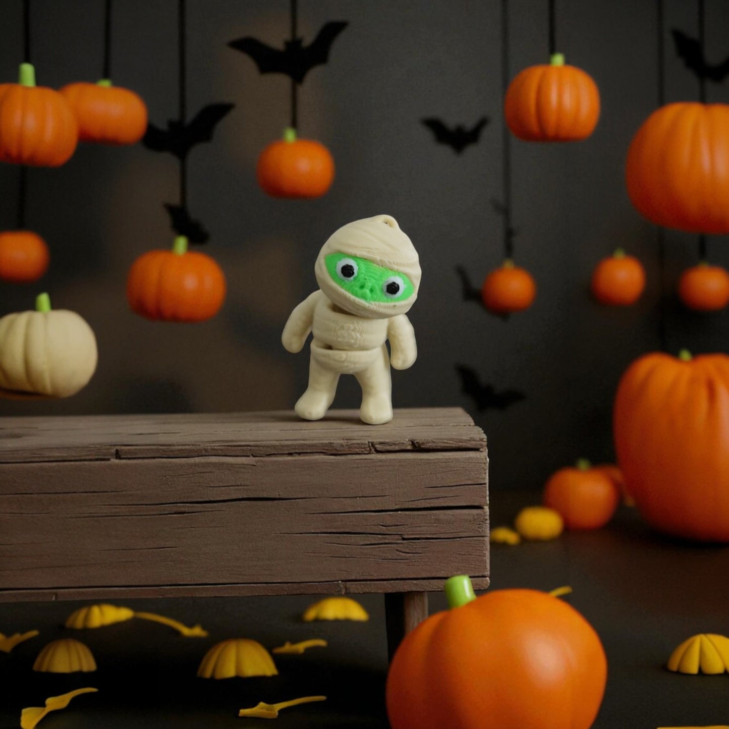 Halloween Flexi Bundle – Articulated Pumpkin, Bat, Spider, Witch, Raven & Skeleton Fidget Toys | Goodie Bag Gift | Favors