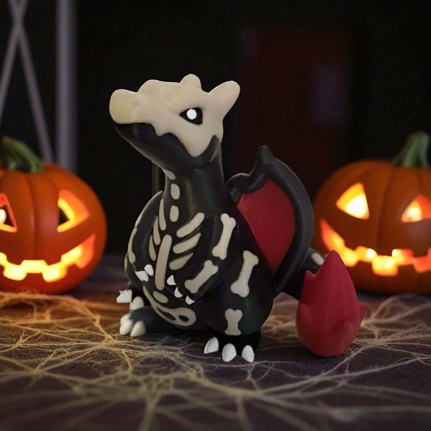 Skeleton Dragon Figure | Charizard Collectible
