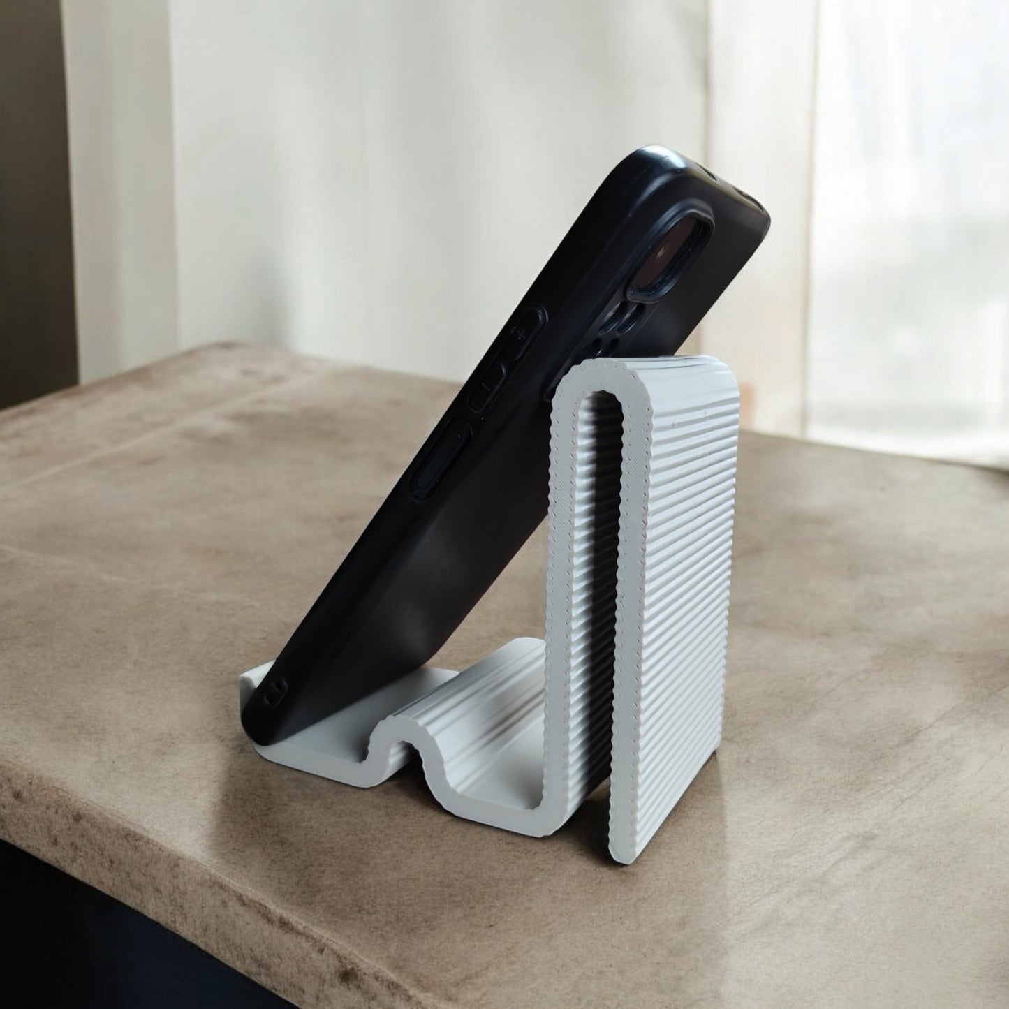 Phone Holder, Retro, Snake-Inspired Design-Printastic Treasures