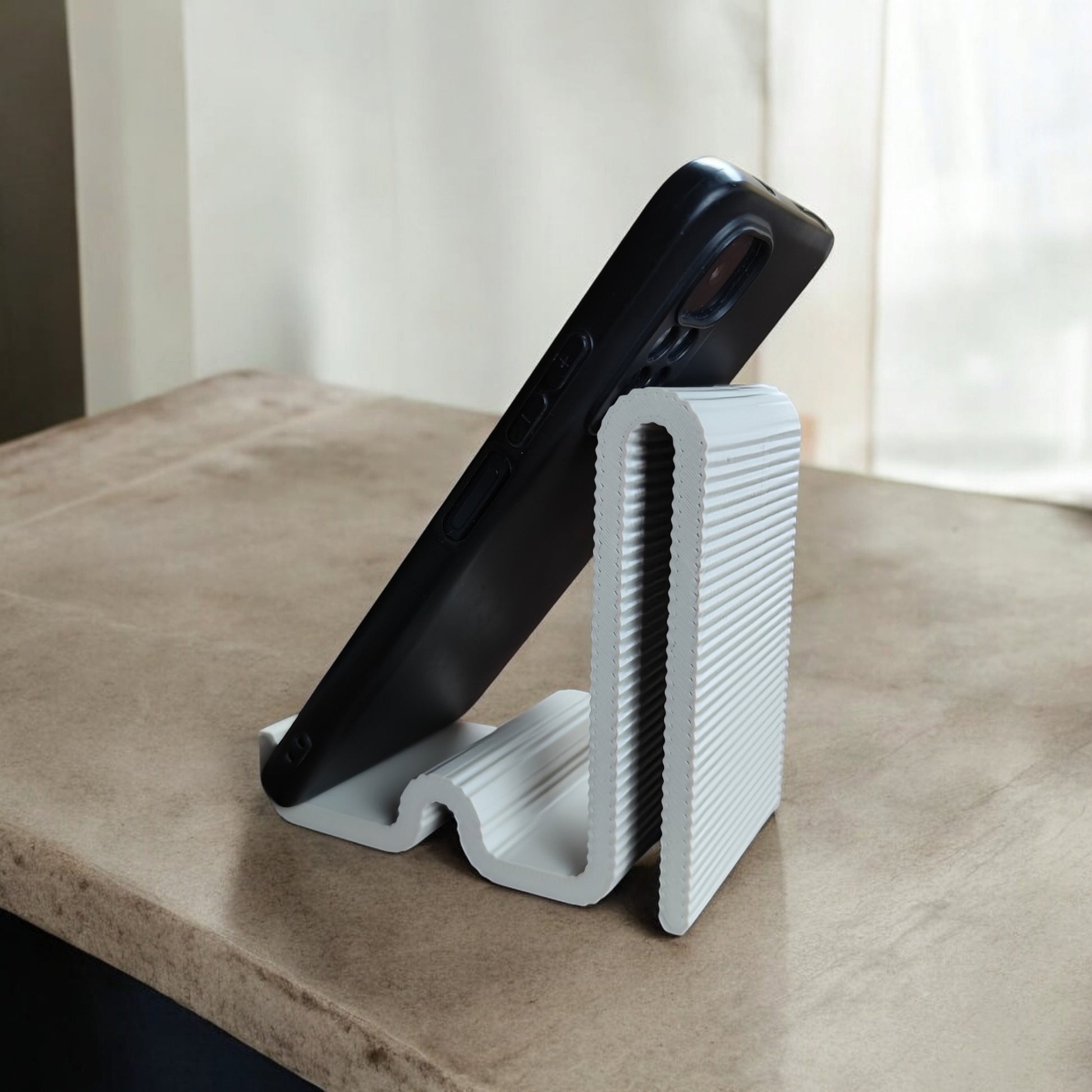 Phone Holder, Retro, Snake-Inspired Design-Printastic Treasures