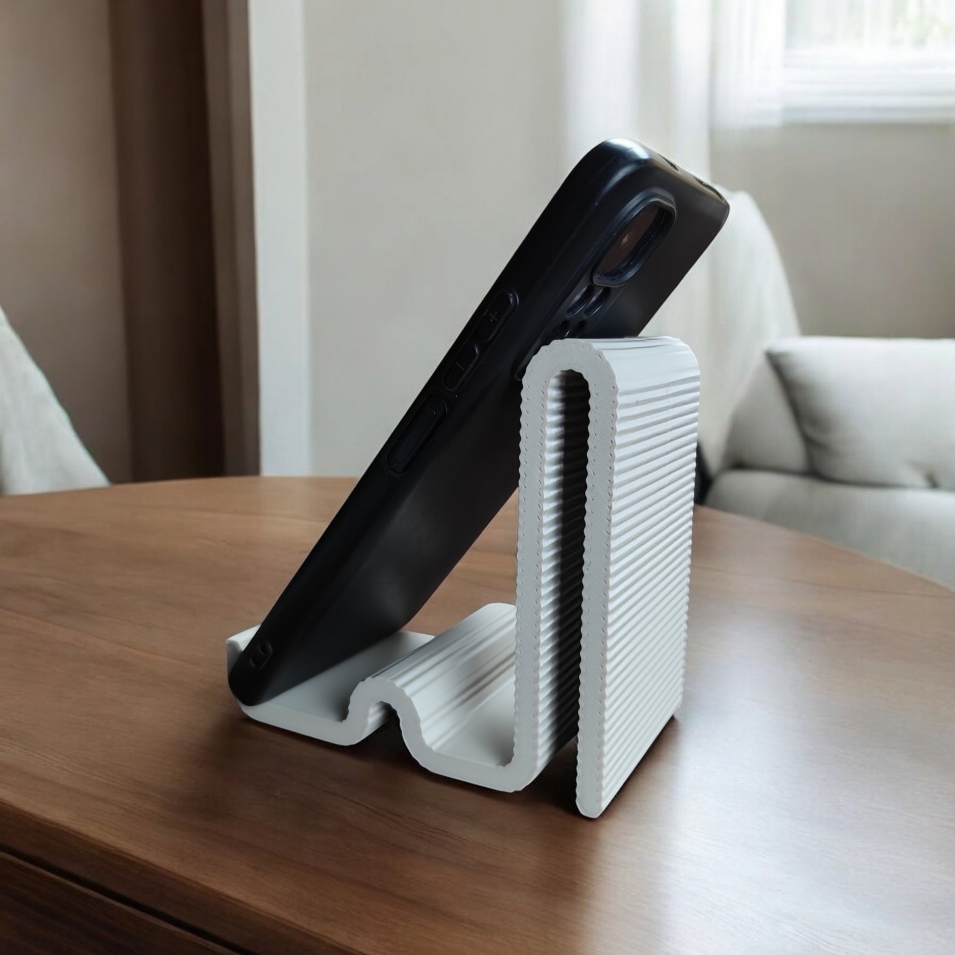 Phone Holder, Retro, Snake-Inspired Design-Printastic Treasures