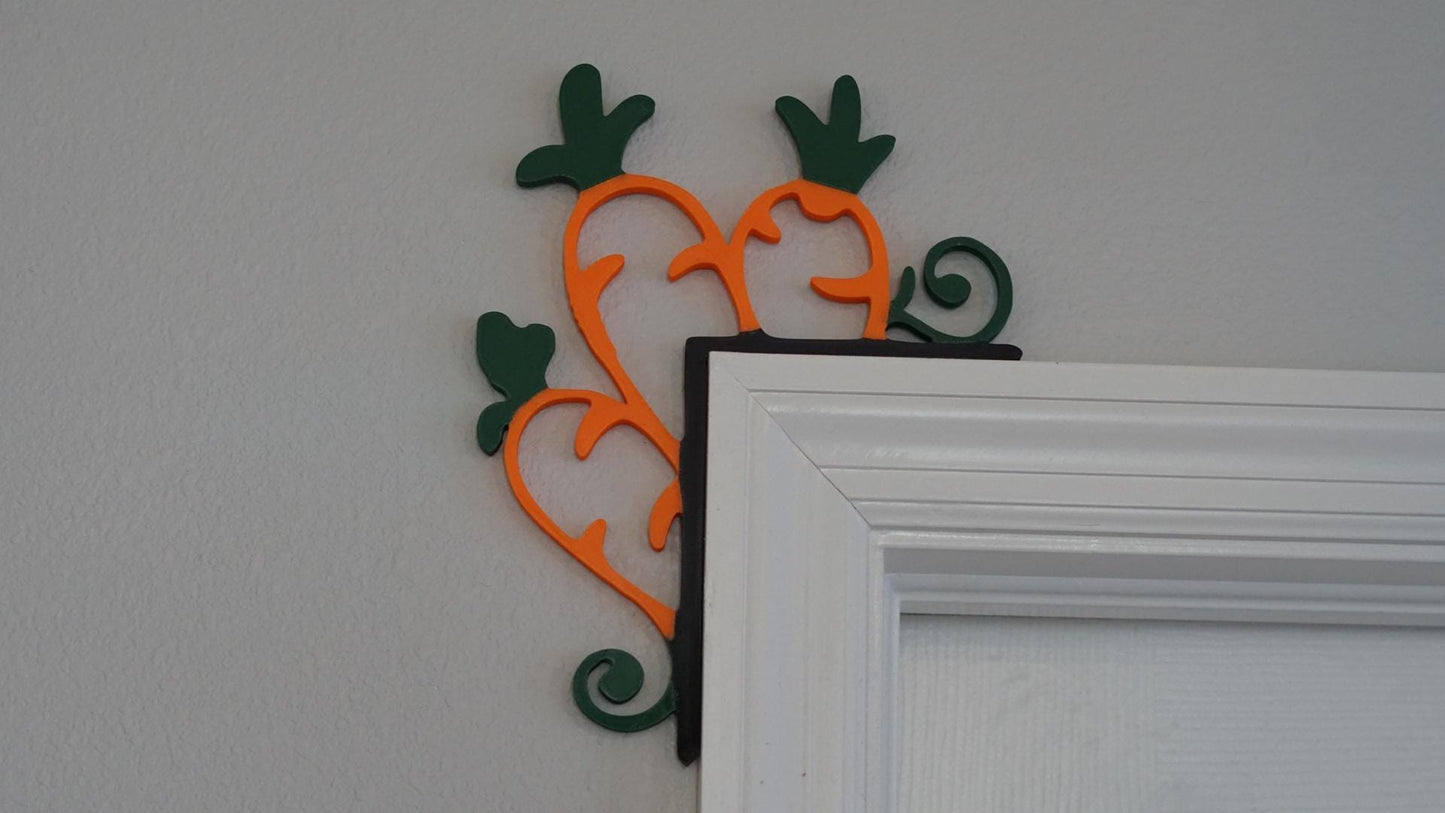 Wall Decor – Carrot, Farmhouse, Corner Accent-Printastic Treasures