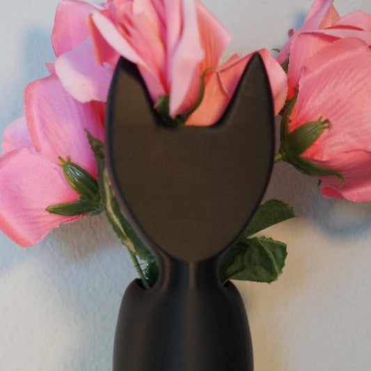 Cat Vase Minimalist-Printastic Treasures