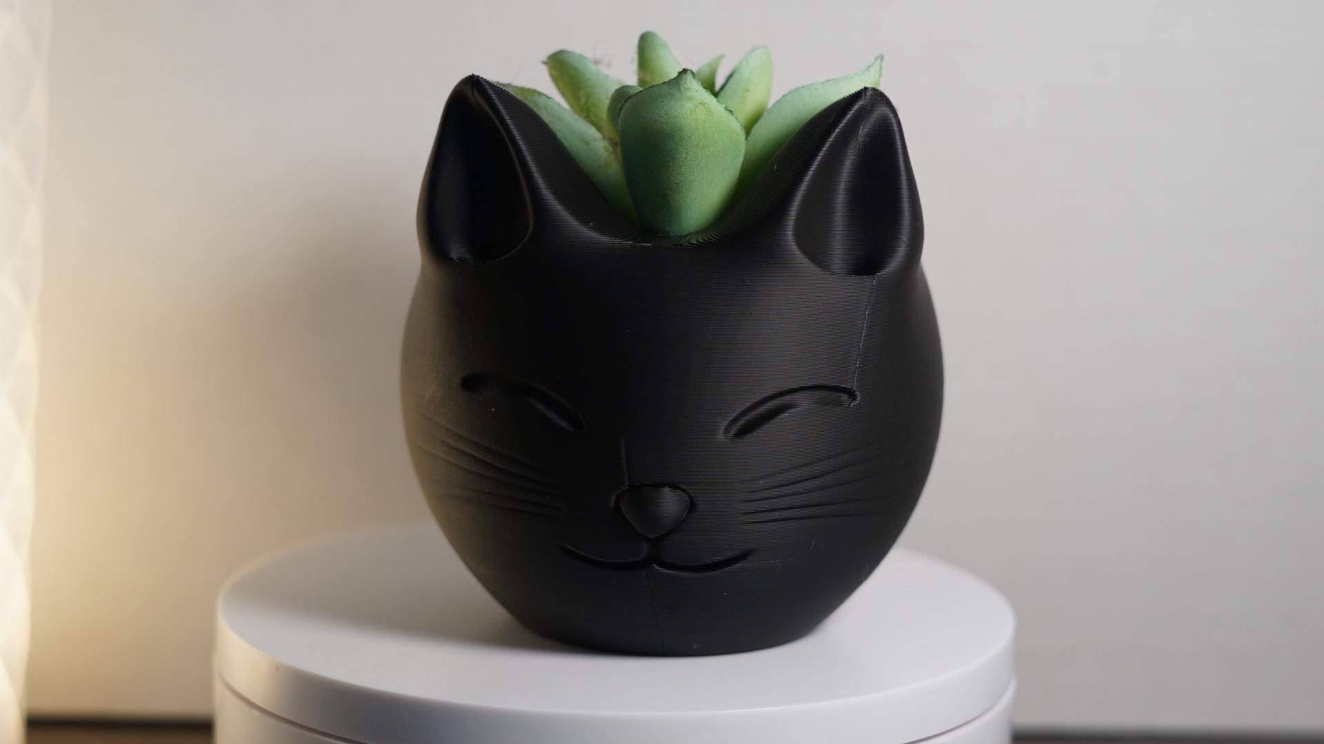 Cat Planter – Cute Succulent Pot Decor-Printastic Treasures