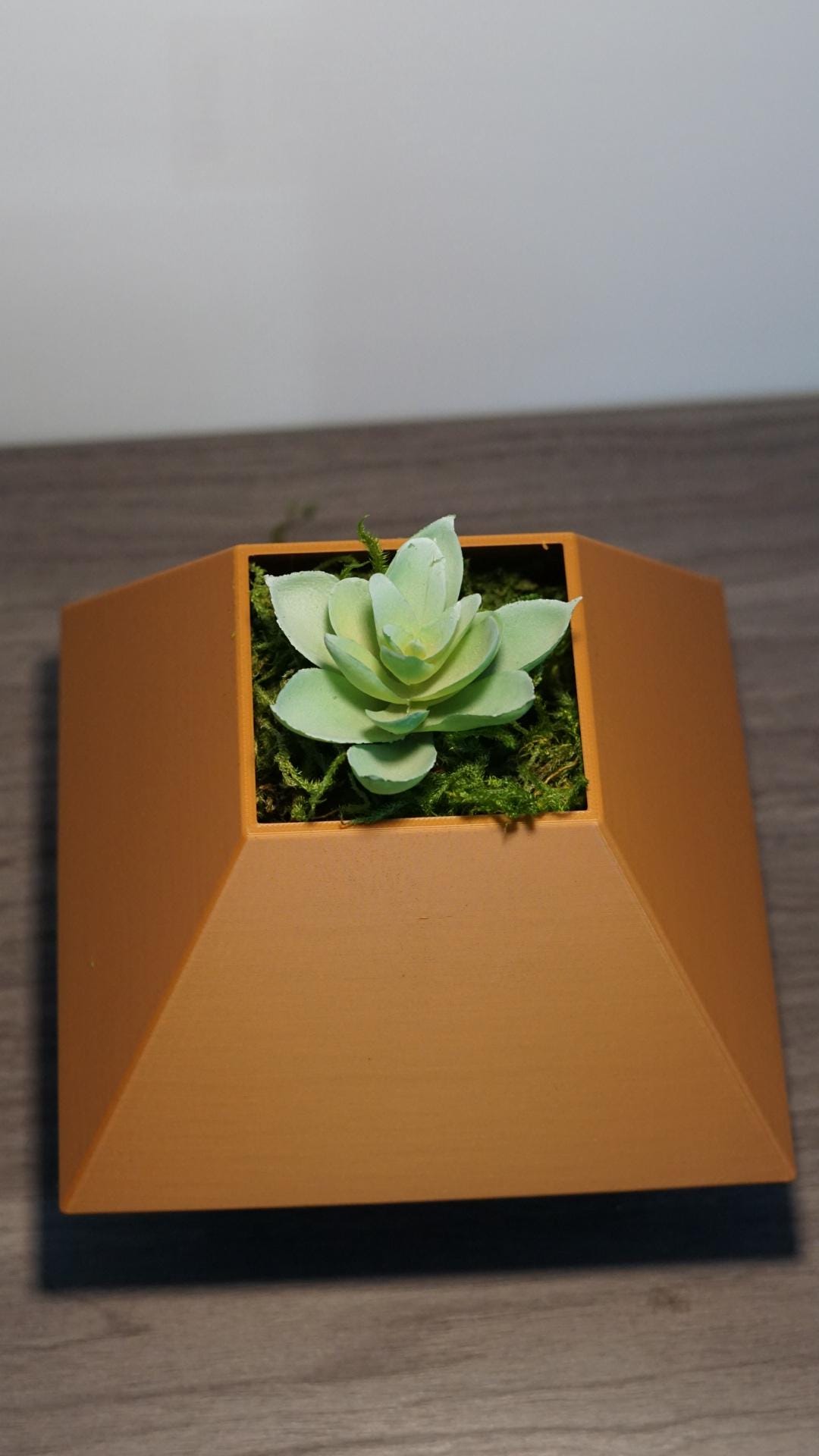 Planter – Geometric, Pyramid, Modern Minimalist-Printastic Treasures