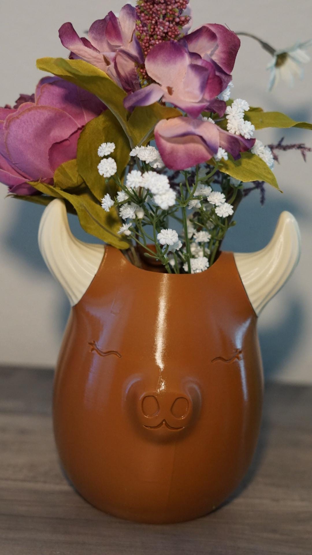 Planter Cow Animal Farmhouse Vase Decor 6"-Printastic Treasures