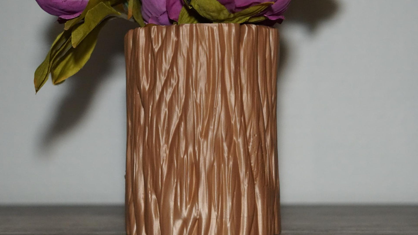Wood Stump Vase - Rustic Modern Forest Decor-Printastic Treasures