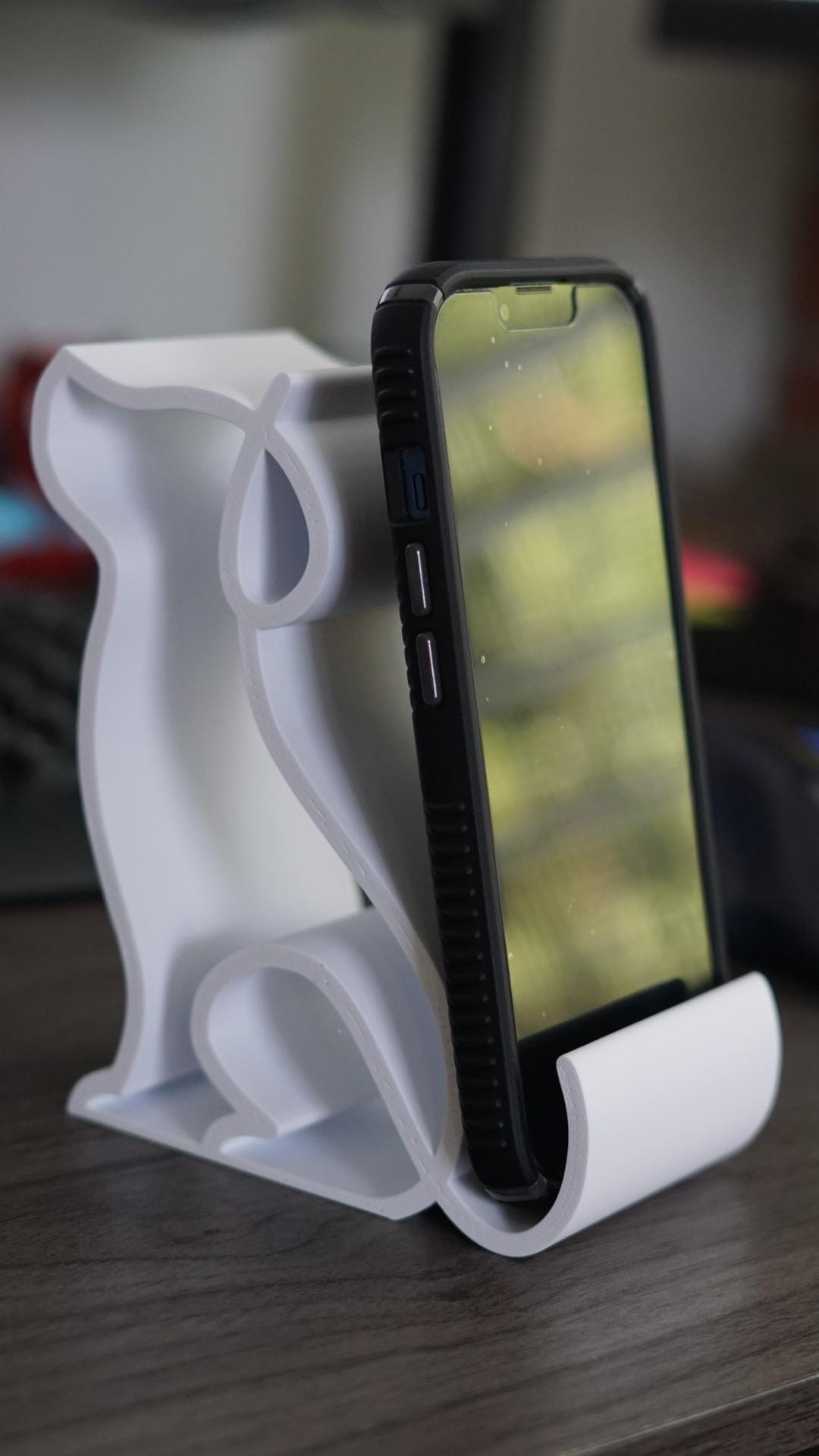 Phone Stand – Dog, Cute, Desk Organizer Accessory-Printastic Treasures