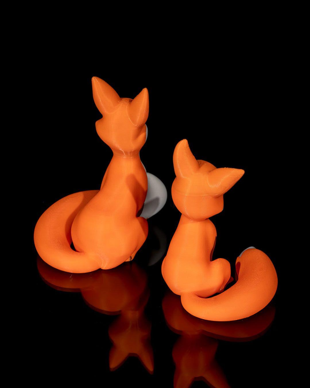 Bookends, Fox Design, Colored Animal Decor Set