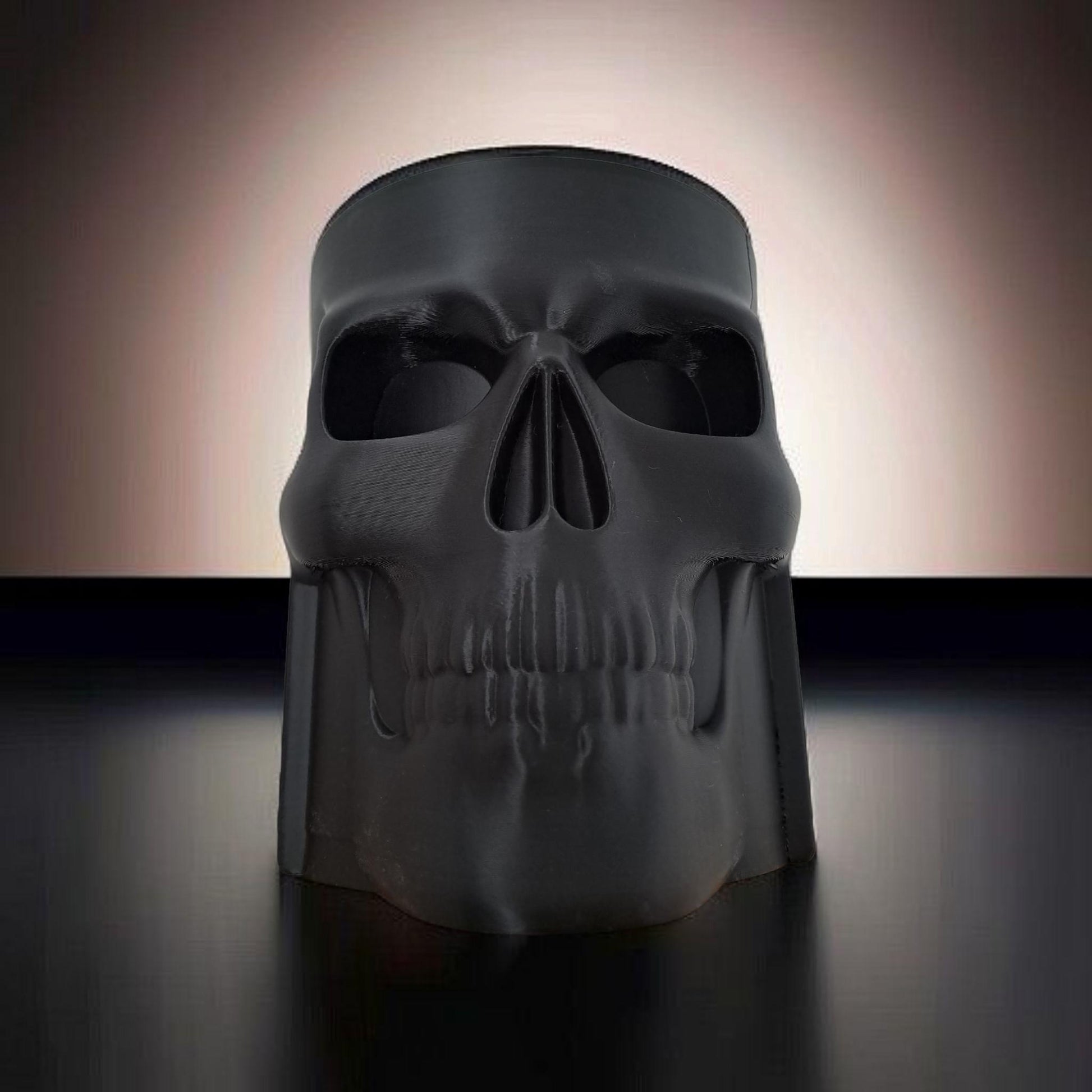 Gothic Skull Bottle Holder - Elegant Liquor Stand for Home Bars-Printastic Treasures
