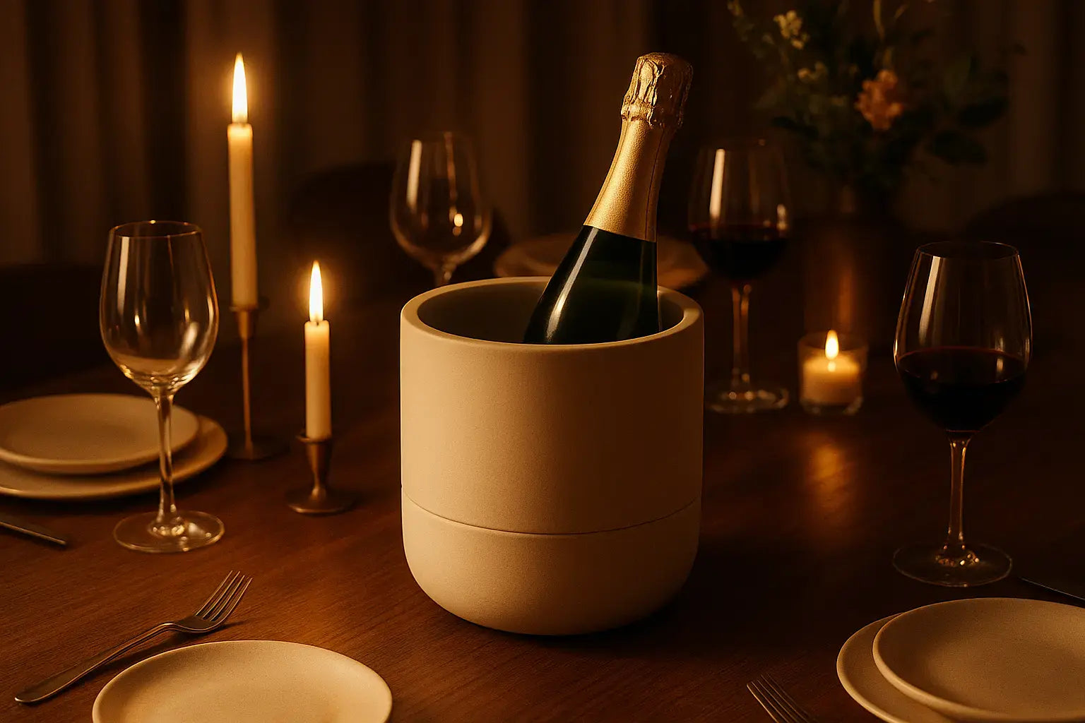 Luxury Champagne Bucket - Modern, Stylish, and Eco-Friendly-Printastic Treasures